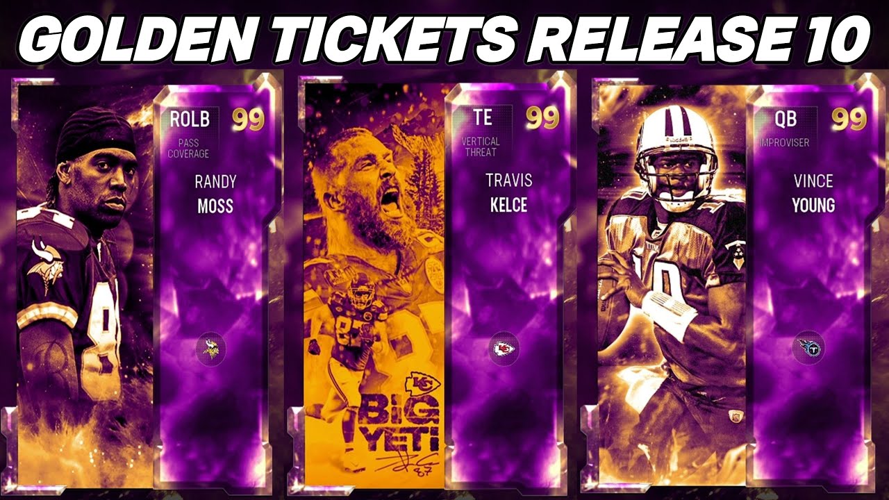 GOLDEN TICKET RELEASE 10 RANDY MOSS TRAVIS KELCE VINCE YOUND AN golden-ticket-release-10-randy-moss-travis-kelce-vince-yound-an