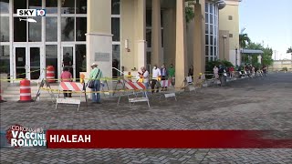 New vaccine sites open in Miami-Dade, mayor asks governor to lower age requirement every two weeks