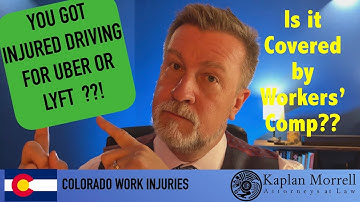 Am I covered under workers compensation if I get injured driving for Lyft or Uber?