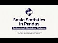 Pandas Descriptive Statistics Tutorial | Data Analysis Made Easy