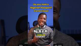 Do you hold a Nigerian passport? come closer  #startup #nigerian #business