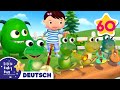 Fünf Frösche aus dem Sumpf | Kinderlieder | Little Baby Bum Deutsch | Cartoons für Kinder