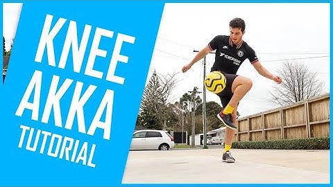 Learn the Knee Akka | Knee Akka Freestyle Football Skill Tutorial | Akka Trick Easy Step by Step