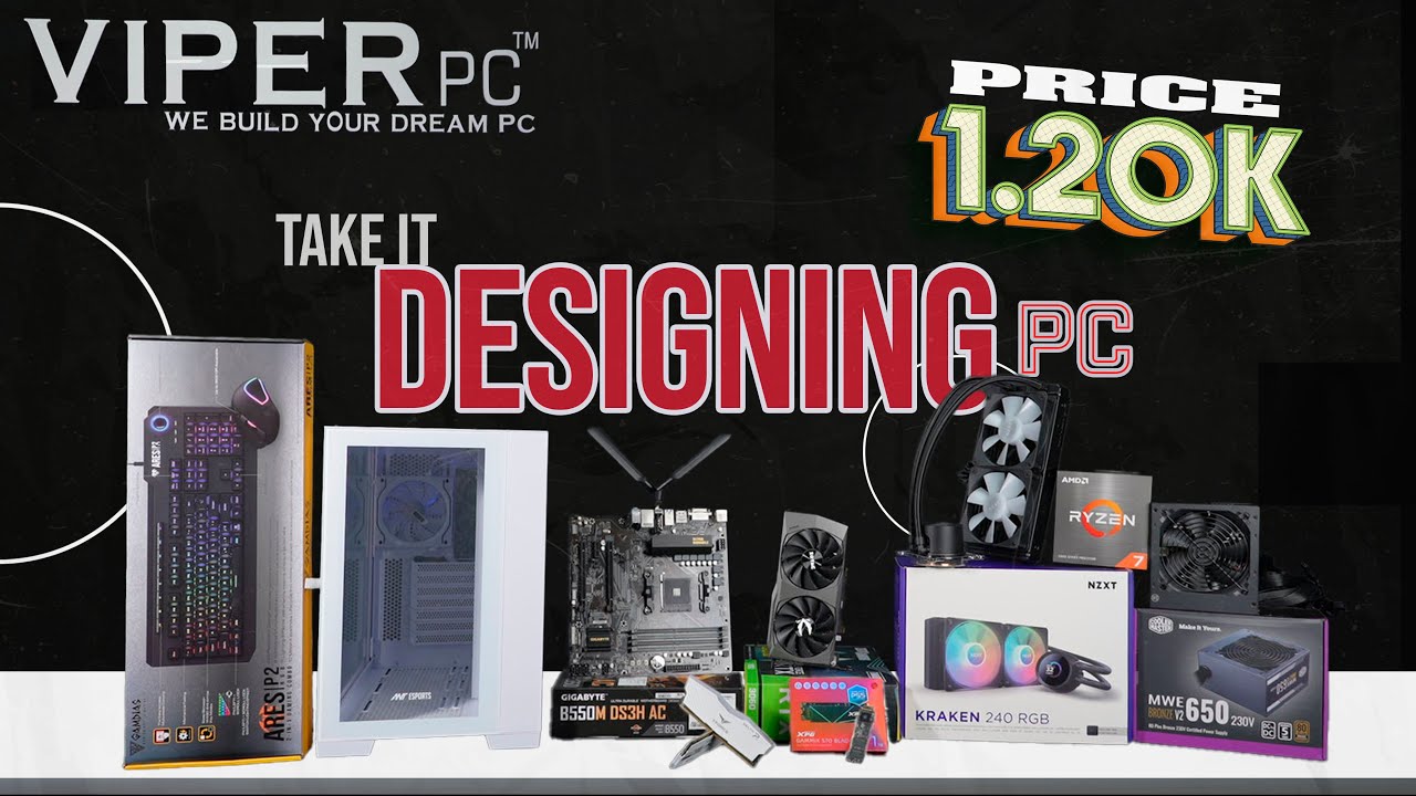 Ultimate DESIGNING PC Build | 1.20K Budget Showdown #pcbuild - YouTube