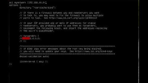 ПР. Настройка DNS сервера BIND9