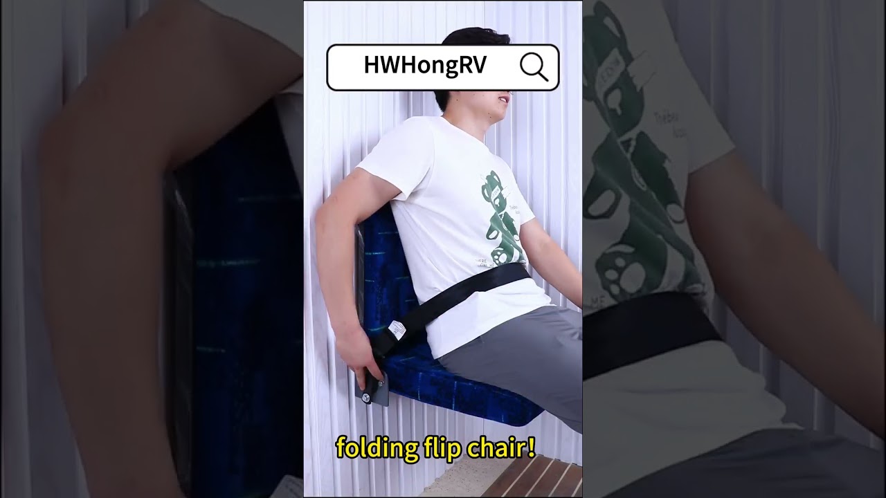 RV folding down seat ,bus passenger wall mounted seat 