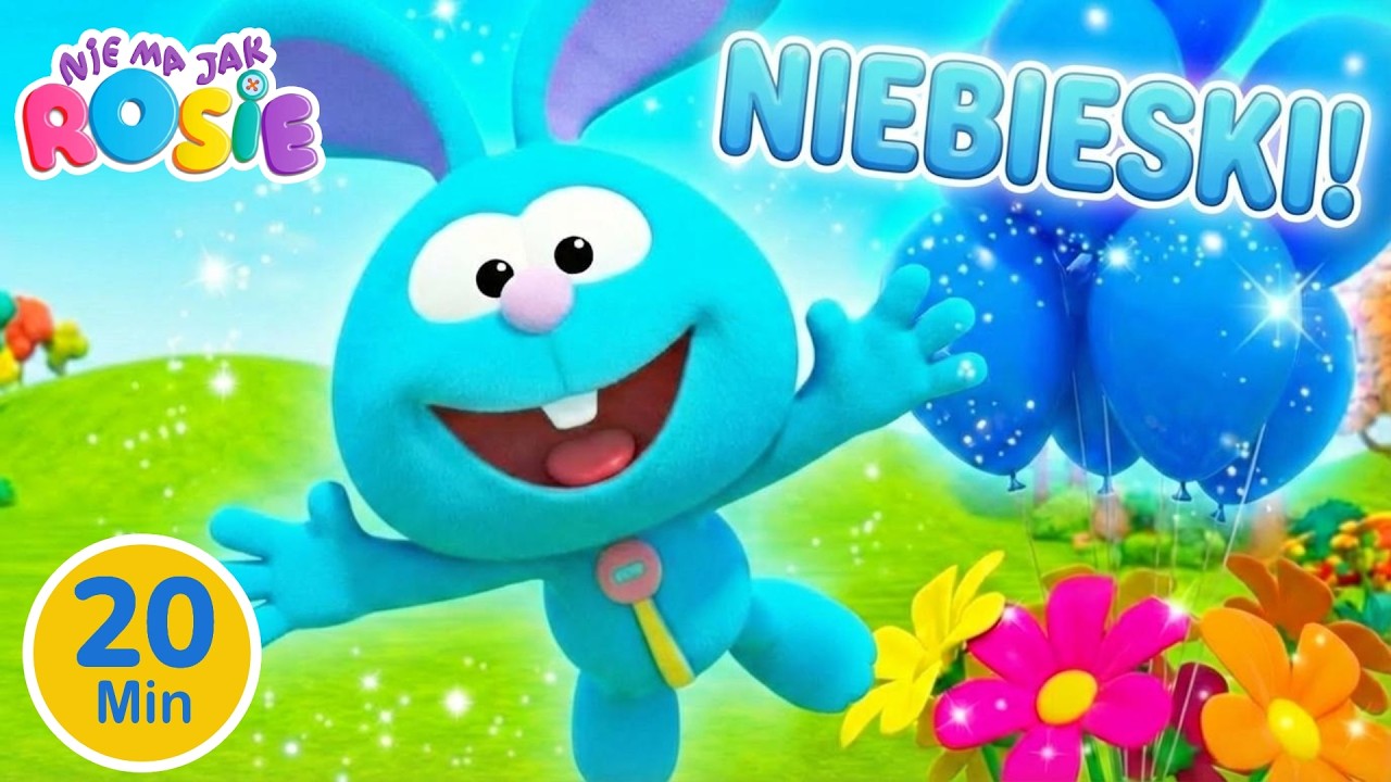 Odkryj Kolor Niebieski z Kickiem! 💙 Nauka Kolorów 🎨 20 Minut Bajek