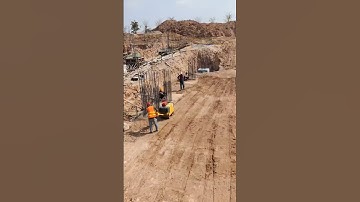 Construction work | Soil Compaction👷 #construction #shorts #satisfying #asmr #views #youtube #viral