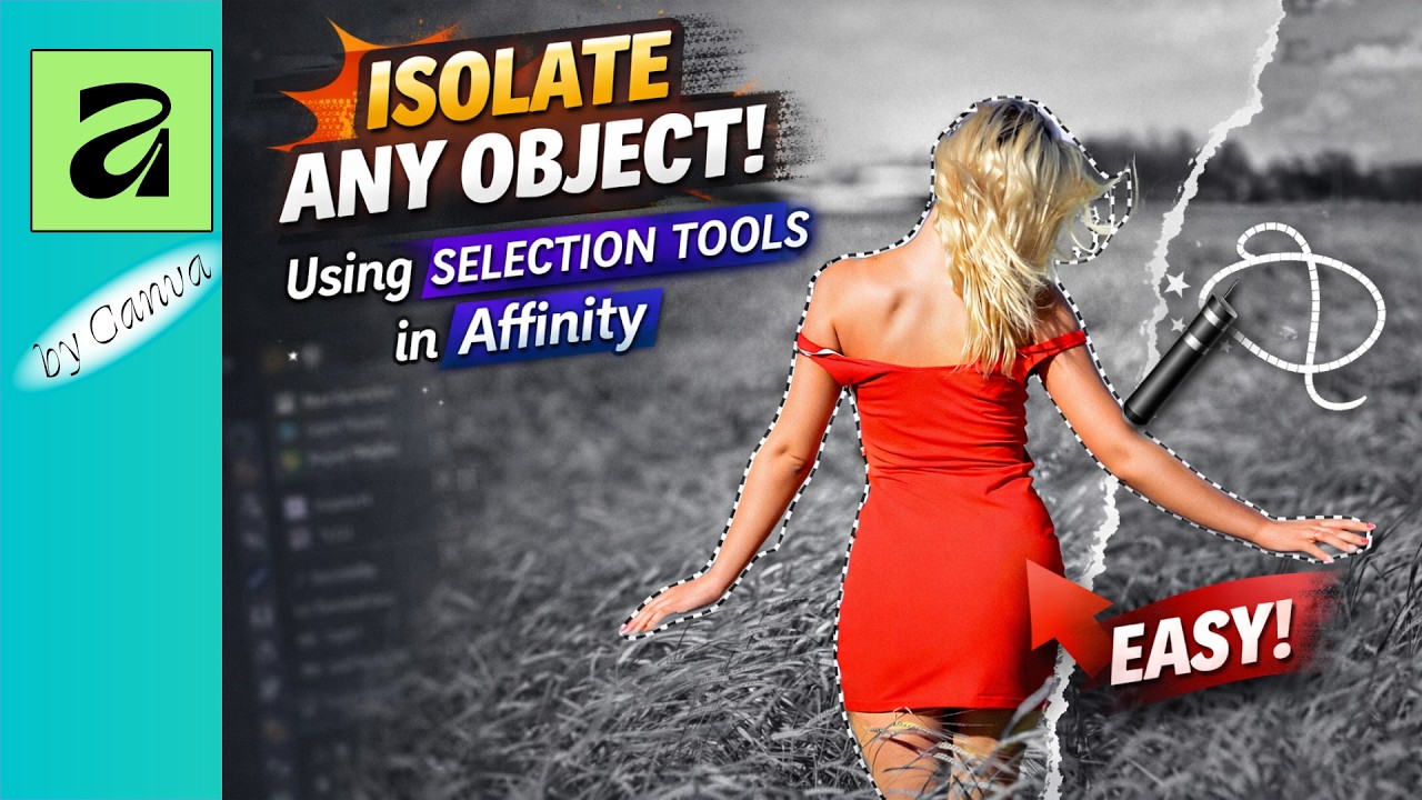 Using Selection Tools in Affinity V3*1 2026 To Isolate Objects For ...