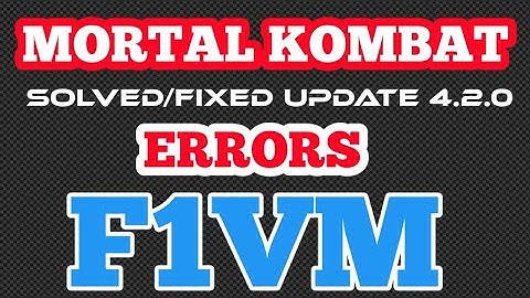 How To Run Mk Mobile 4.2.0 on f1vm | New Simple Solution For Mortal Kombat Mobile