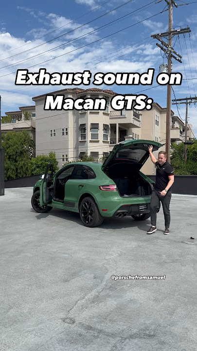Exhaust sound on Macan GTS…👌🏻.#porschemacan #macangts #painttosample