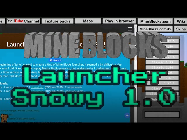 Mine Blocks: SnowyLand 1.3 - Plots Showcase 