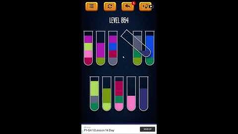 Water Sort Puzzle - Color Liquid Sorting Game Level 864 Solution