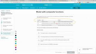 Model with Composite Functions ex 1