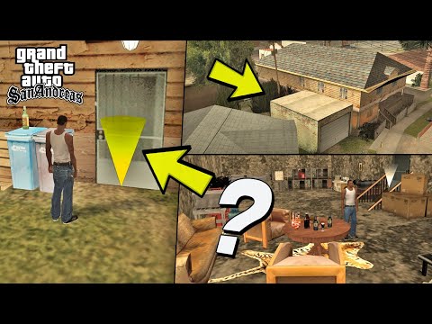 CJ EVİNİN HİÇ GÖRMEDİĞİNİZ GİZLİ GİRİŞİ ! GİZLİ ODA GTA SAN ANDREAS