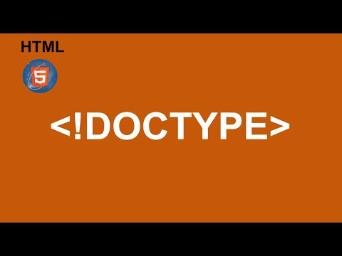 What is Doctype html