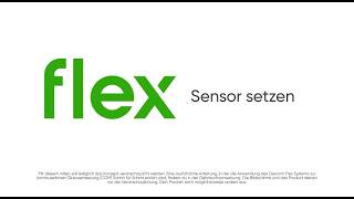 Dexcom Flex - Sensor setzen