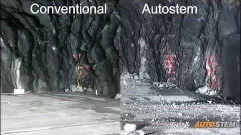 AutoStem VS conventional blasting