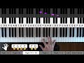Elton John, Tiny Dancer Intro - Play Along Piano Tutorial