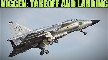AJS37 Viggen: Takeoff & Landing Tutorial | DCS WORLD