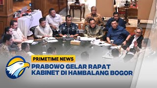 Presiden Prabowo Gelar Rapat Kabinet Bahas Program Strategis Nasional | Primetime News