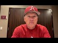 Dave Van Horn and players recap Arkansas' 5-4 win over Missouri