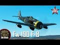 Fw 190 F-8 Ground attack run against 100% defenceless AI - IL-2: Great Battles
