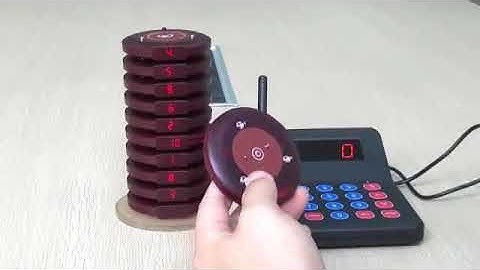 How to pair the Retekess T119 Pager System