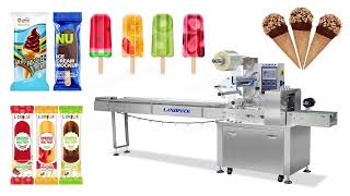 Automatic Popsicle Packaging Machine | Ice Pop Packaging Machine.  钟薛高，雪糕刺客，Zhong Xuegao