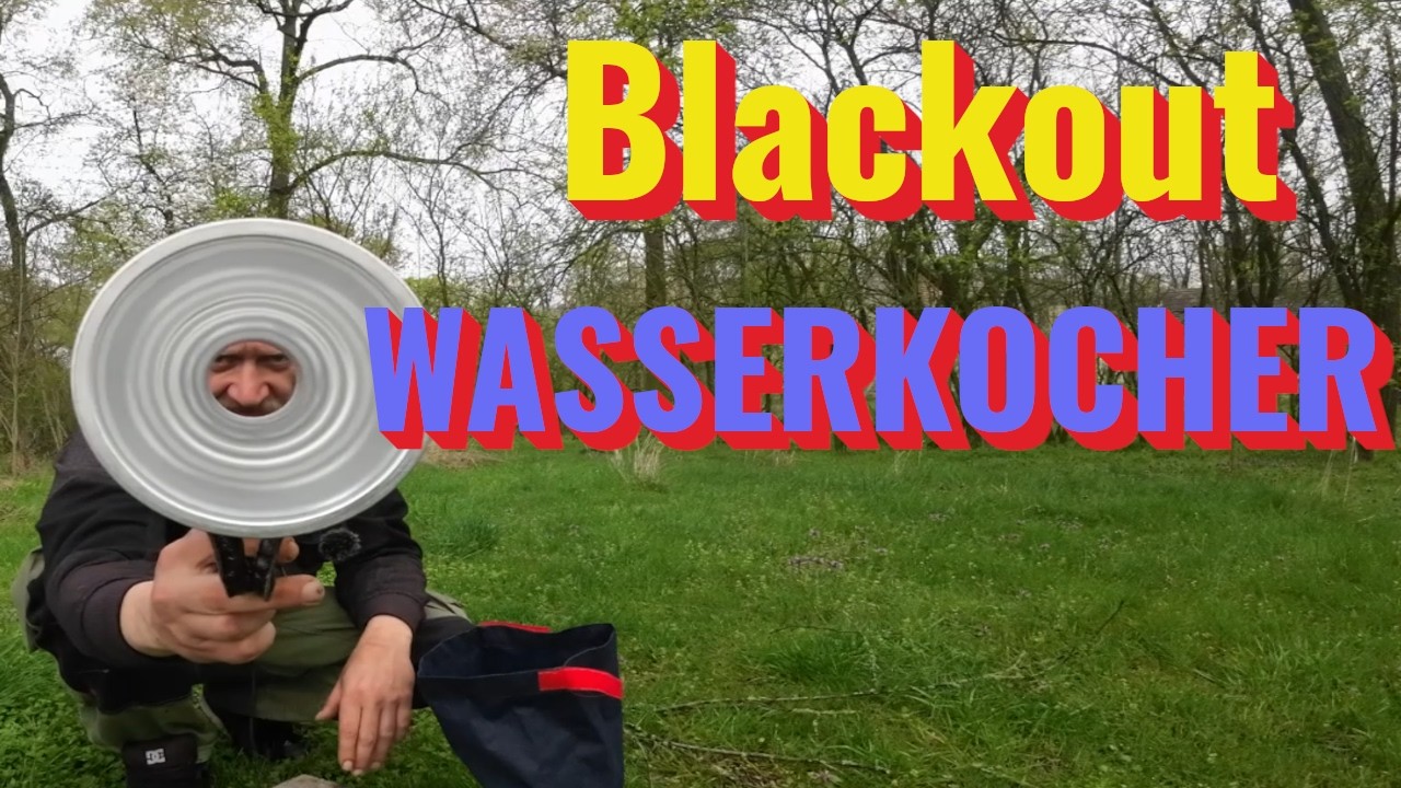 Blackout Wasserkocher. Kocher für die Krisenvorsorge. Blackout Ausrüstung.
