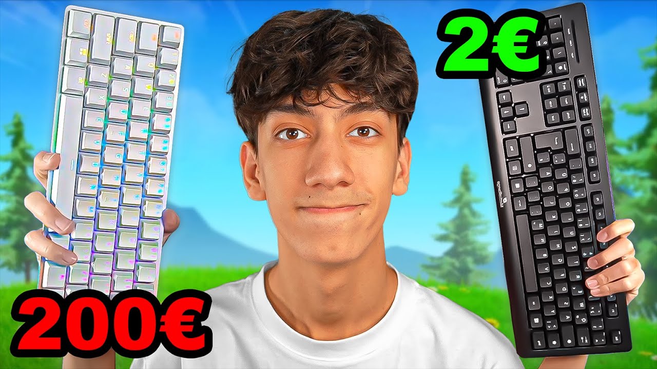 2€ vs 200€ Tastatur in Fortnite