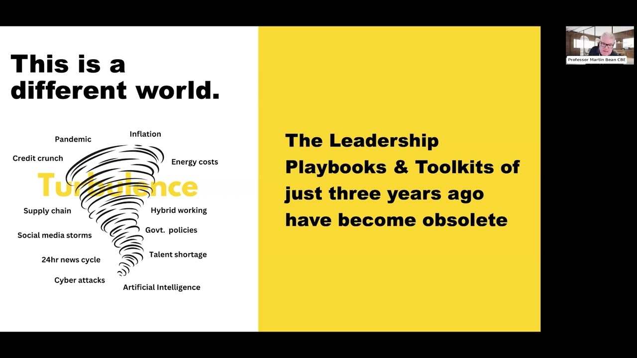 Martin Bean Introducing the Pathway of Advantage Leaders - Toolkit for Turbulence