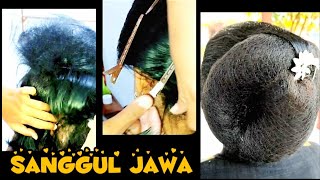 SKILL Merias Rambut #sanggul Konde #jawa 🤗 Traditional Javanese #hairdo