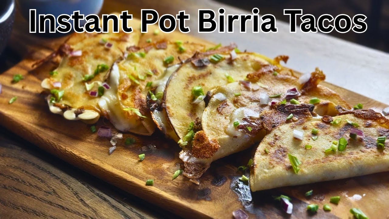 The Best Instant Pot Birria Tacos You've Ever Tasted! Simple, easy & homemade. Cooking with music.