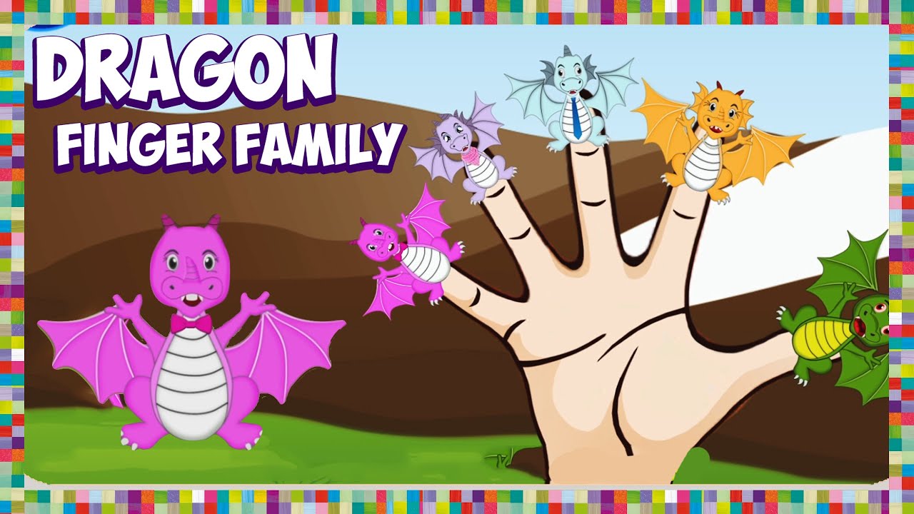 Dragons Finger Family | Funny Dragons Finger Family Kids Nursery Rhyme With Lyrics - YouTube