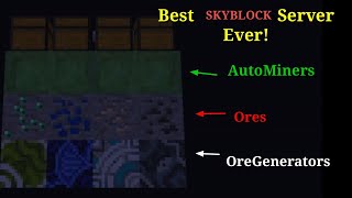 Best Skyblock Server Ever That I've played ! | Fallentech |