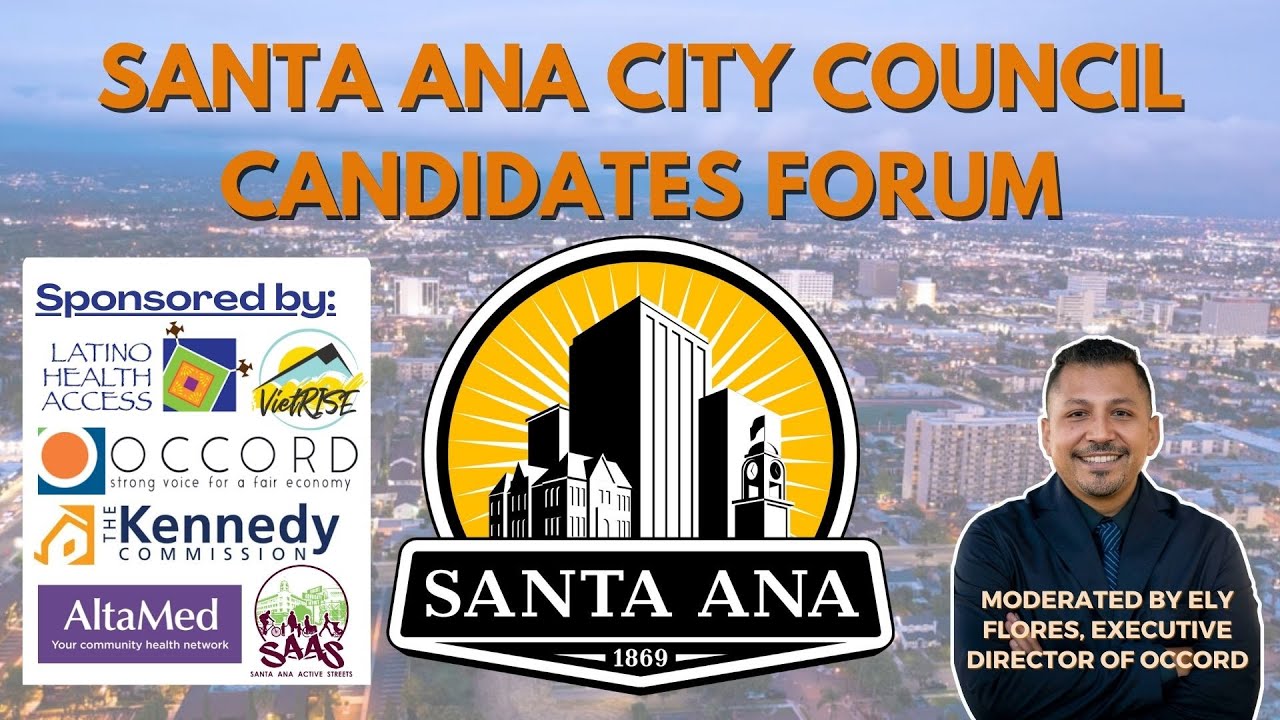 Santa Ana Candidates Forum - Mayoral Candidates - YouTube
