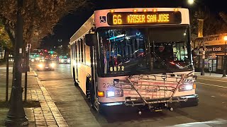 Riding My Favorite VTA Bus! 2002 Gillig Low Floor Bus 2201: VTA Route 66