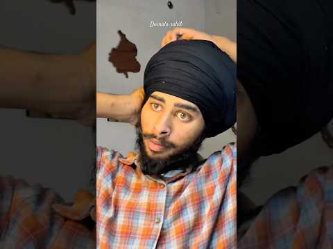 Simple and easy steps | #turbantutorial #turban #hairstyle #paghdi #pagglovers #sardarbande