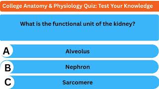 How Well Do You Know the Human Body A P Quiz