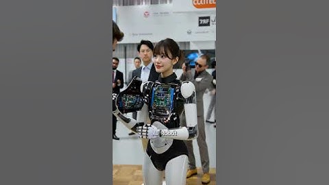 Robot "Mina" Stuns the 2025 AI Robot Conference. #robot #shorts #humanoidrobot #robotics #irc