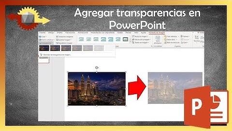Cómo agregar transparencia a imágenes en PowerPoint