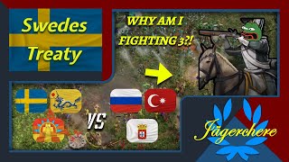 WHAT WAS THIS MATCH!? | 3v3 Treaty with Sweden | AOE III: DE