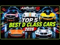 Top 5 Best D Class Cars in Asphalt 8 (2026) #asphalt8