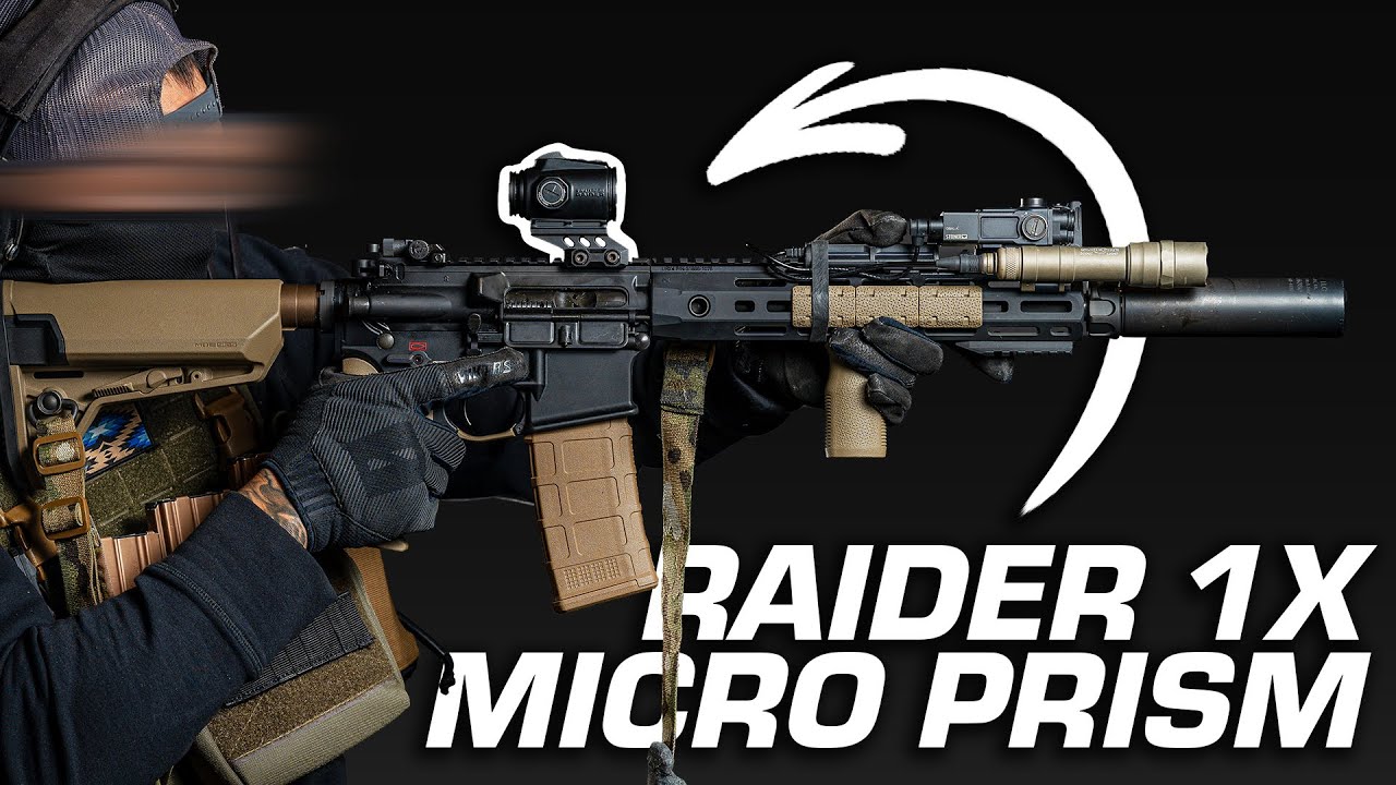 Swampfox Optics Raider 1x20 Micro Prism Sight (Reticle: Red BRC