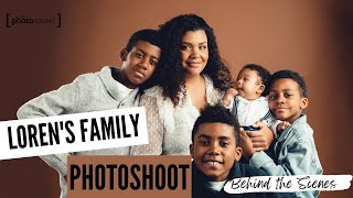 Family Photo Shoot BTS