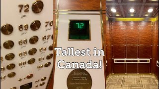 Beautiful Otis DoubleDecker HighRise Elevators @ First Canadian Place  Toronto, ON.
