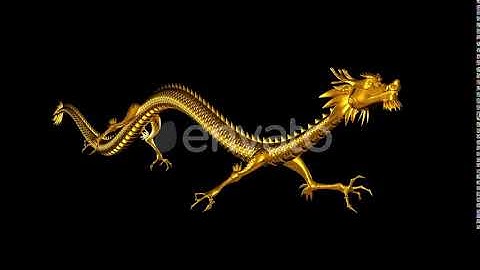 Chinese Dragon Side Angle Loop | Motion Graphics - Envato elements