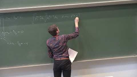 Feynman integrals: Lecture 2/4, part 2 (Dr Erik Panzer)