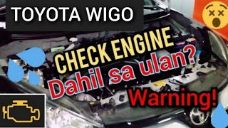 Toyota Wigo Check Engine Light On After Heavy Rain